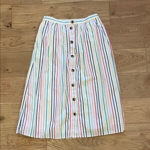 J Crew Women’s vertical striped skirt